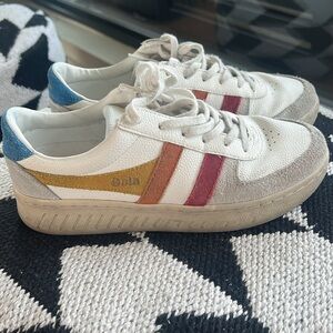 GOLA White/Multi Grandslam Trident Sneakers